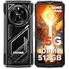 DOOGEE V40 Telefono Movil Irrompible 5G Con AI 32GB+512GB, 6.78"FHD+120Hz, 4nm Dimensity 7300 Movil Indestructible Android 14 Cámara 108MP+Visión Nocturna 8680mAh Smartphone IP68IP69K/NFC/WiFi6/Huella
