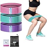 Workout Bands for Women, Booty Bands for Working Out, Cloth Resistance Bands, Leg Bands for Working