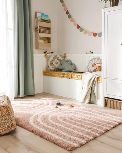 benuta Lytte Kinderteppich Gobi - Rosa 120x170 cm - Kunstfaser - Rechteckig & im Style: Kindermotive, Scandi Living - Pflegeleicht für Kinderzimmer, Wohnzimmer, Schlafzimmer benuta Lytte Kinderteppich Gobi - Rosa 120x170 cm - Kunstfaser - Rechteckig & im Style: Kindermotive, Scandi Living - Pflegeleicht für Kinderzimmer, Wohnzimmer, Schlafzimmer