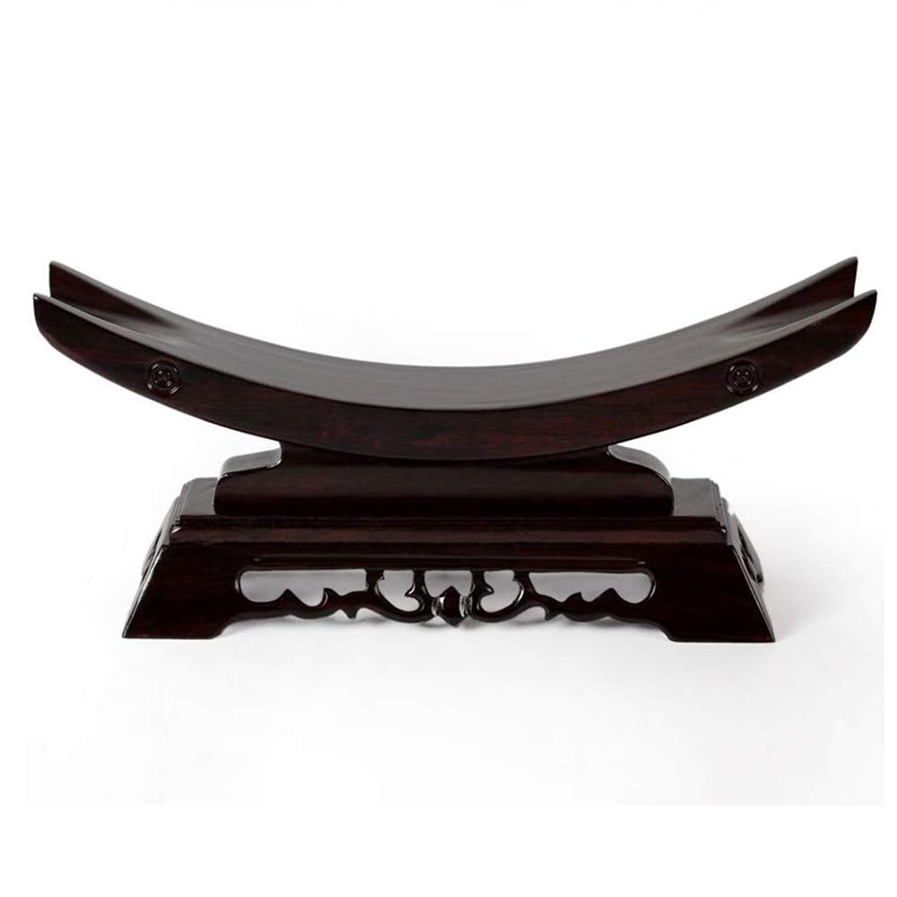 JIZHU Japanese Samurai Ebony Sword Holder Samurai Sword Katana Stand Holder Weapon Holder（35cm）