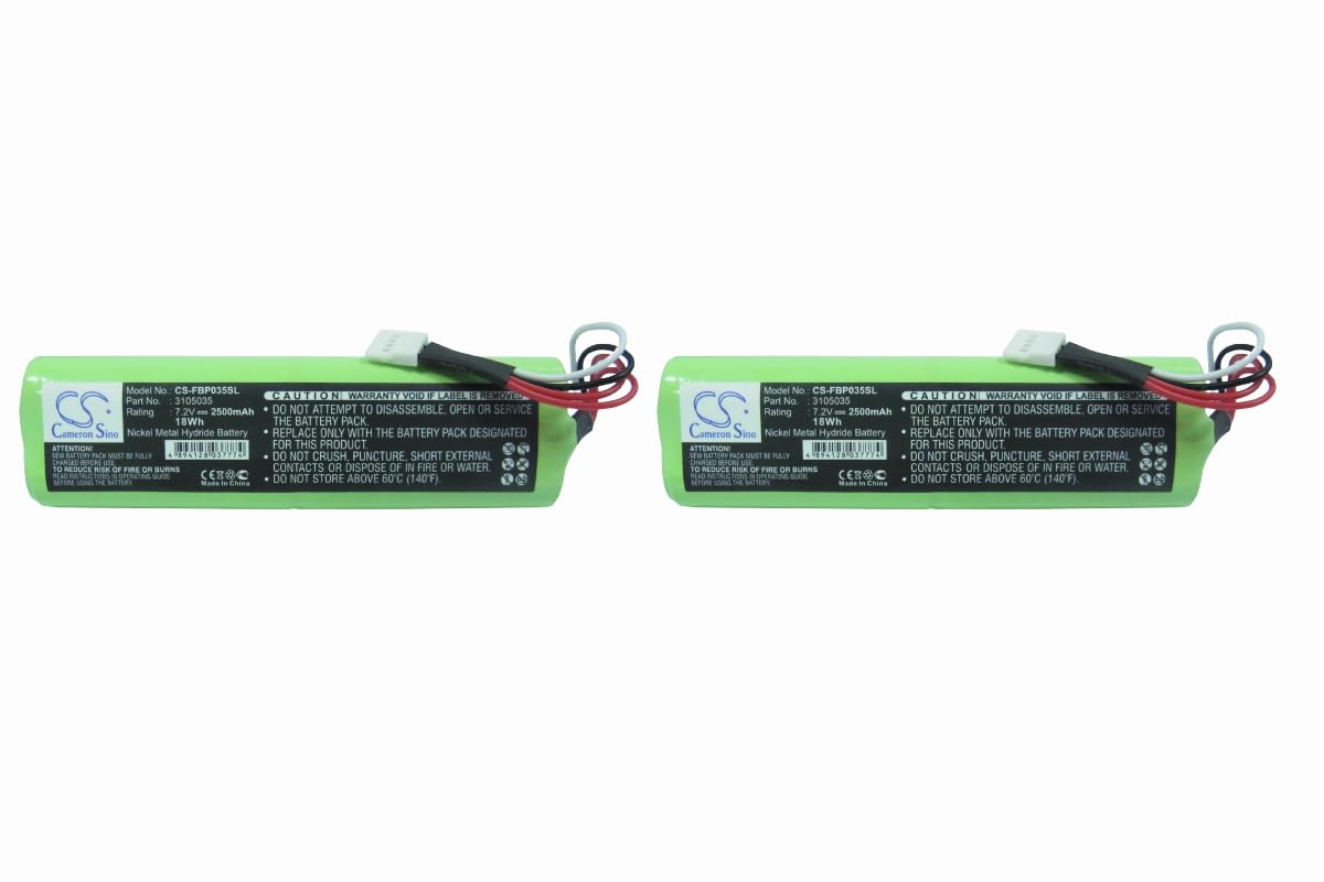 (2 Pack) XSP Battery for FLUKE Ti10 Ti-10 Ti-20 Ti20-RBP Ti25 Ti-25 TiR TiR1 PN 3105035 3524222 Ti20-RBP