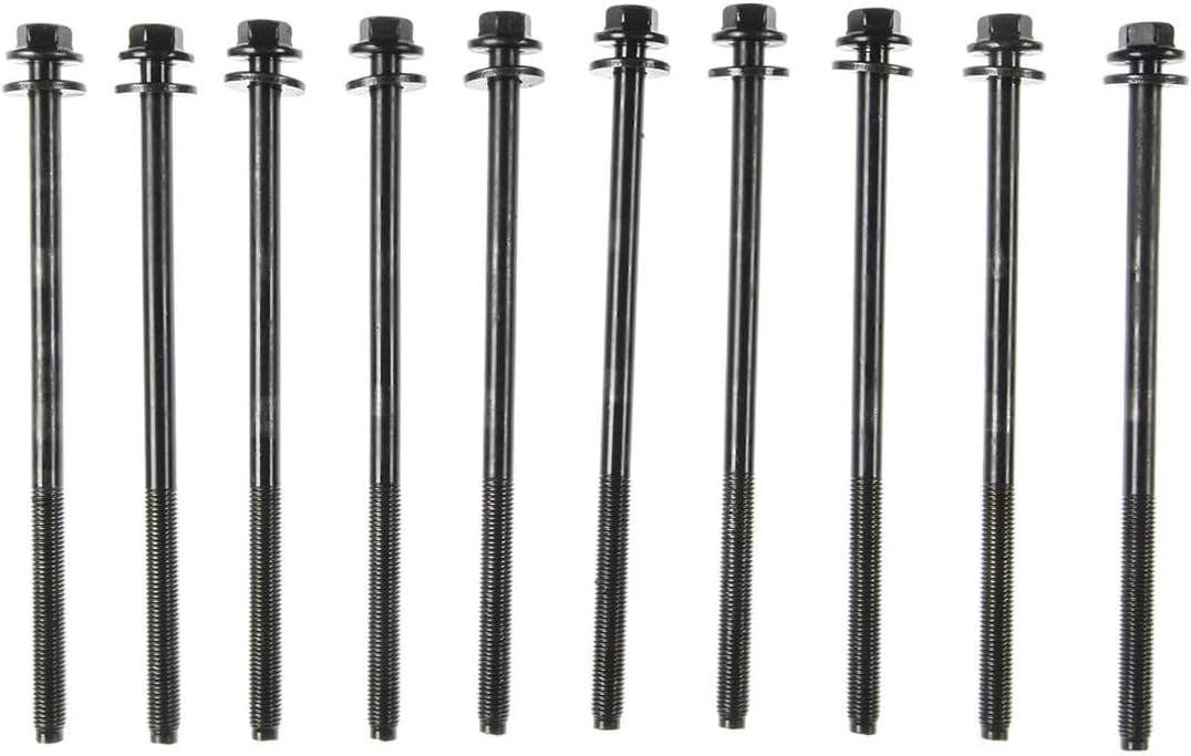 Engine Cylinder Head Bolt Set 1PC Replaces 5R3E6065AA, 5R3Z6065AA Compatible with Mercury Mountaineer 2002-2010 Compatible with Panoz AIV Roadster 1999-2000 Compatible with Panoz Esperante 2001-2007