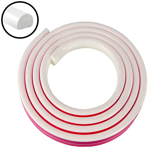 SHG KNUFFI Flächenschutzprofil Typ C, selbstklebend, weiß, 5 m aus Kunststoff Cover