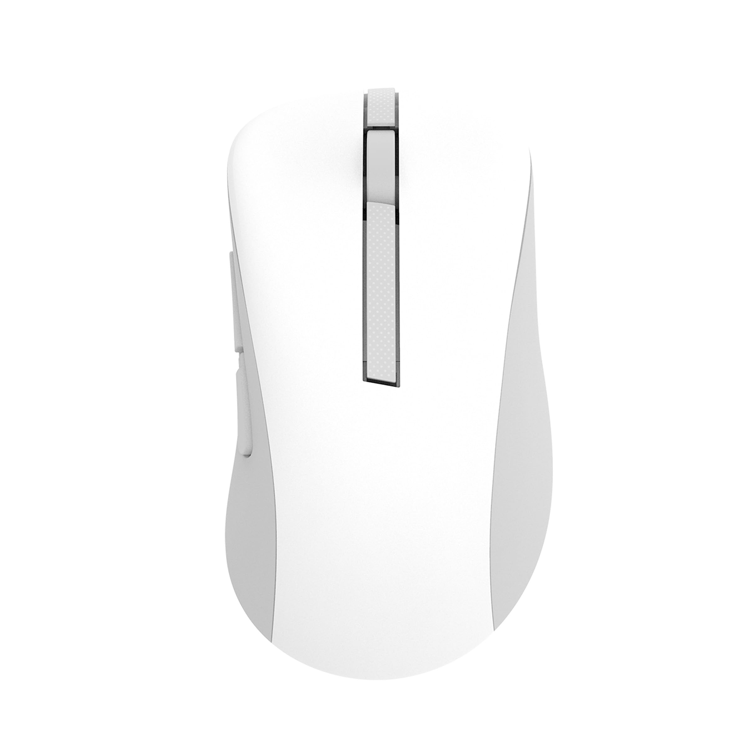 ASUS Wireless Mouse MD102 2.4GHz Mode, Ergonomic Design, Silent, Reliable, Dual Mode Connectivity, Adjustable DPI, 10 Million Click Life, White
