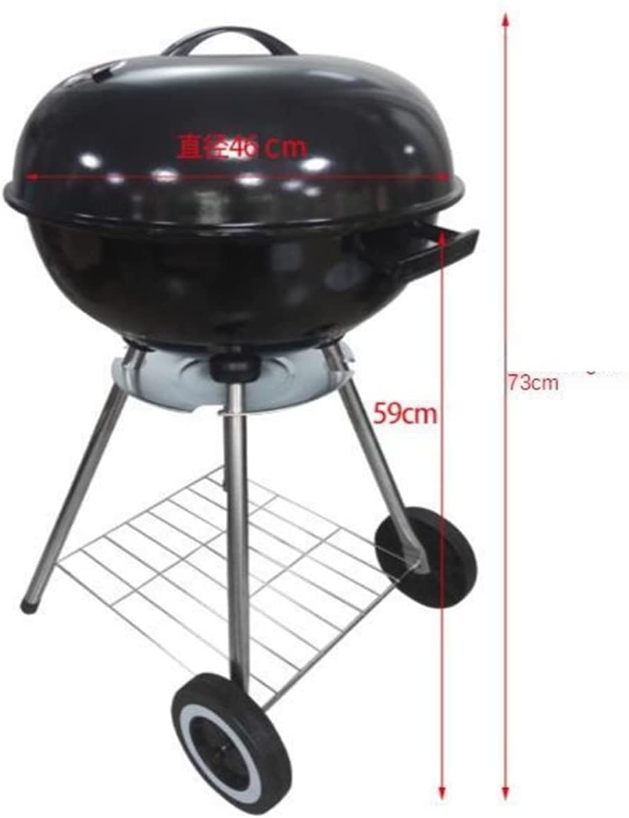 Przenośny grill na węgiel drzewny – lekki grill na zewnątrz na piknik kempingowy i tylną klapę – łatwy w użyciu, kompaktowa konstrukcja do gotowania węgla drzewnego