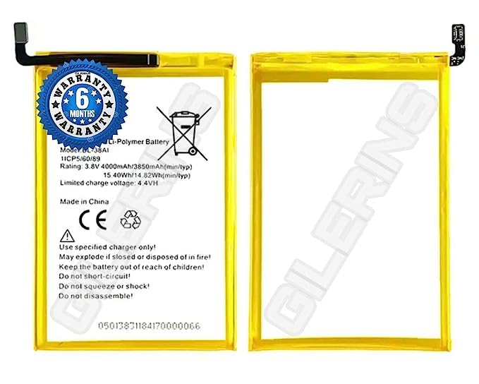 Image of Original BL-38AI Battery for itel P32 / P13 / P13 Plus / P31 /P33 / W5504 BL-38AI [4000Mah] Battery with 6 Month Warranty ***(G47)