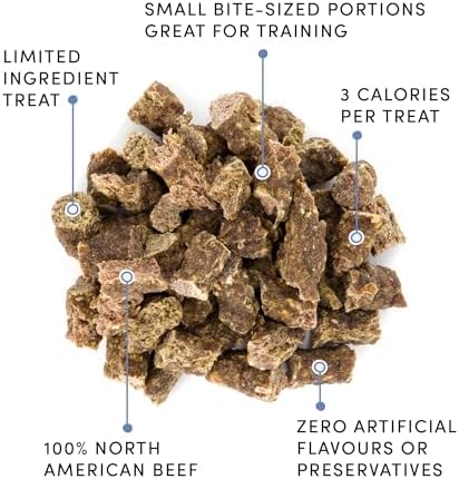 Crumps' Naturals, Mini Trainers Beef (semi-moist), 132 g, Dog Treats - 4