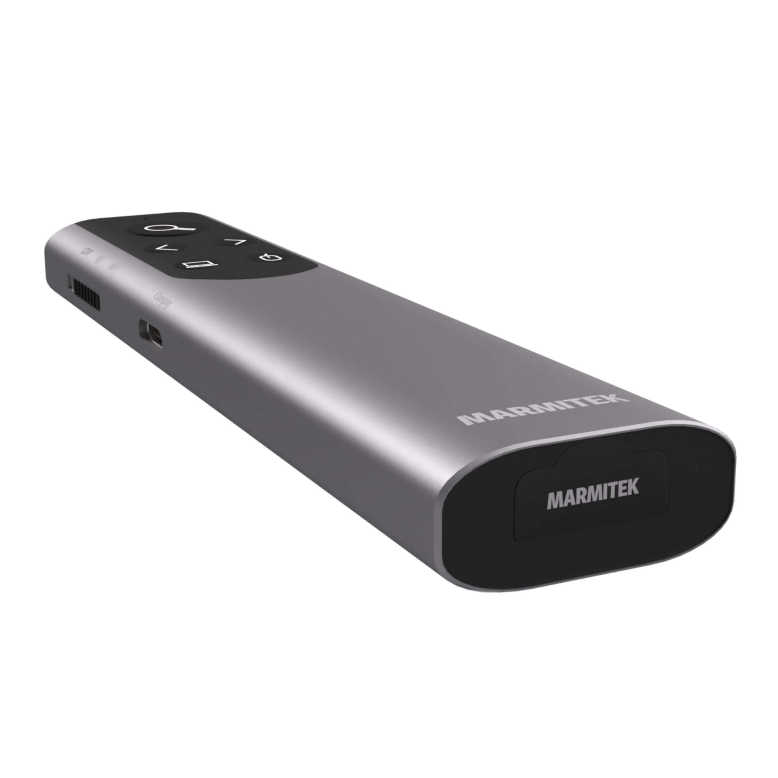 Marmitek WPR 400 - Prezenter do prezentacji cyfrowy wskaźnik Air Mouse | Zoom i zaznaczanie, odbiornik USB-C/USB-A, bezprzewodowy prezenter, Clicker PowerPoint, zasięg 100 m, Windows/Mac
