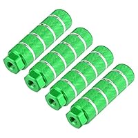 X AUTOHAUX Fahrrad Fußrasten - 2 Paar Für 3/8 Zoll Achsen In Blau