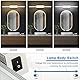 Lightess LED Spiegelleuchte Bad Spiegellampe mit schalter 6W 40CM Kaltweiß/Warmweiß/Neutralweiß Badleuchte Wand Badezimmerlampe über Spiegel wandlampe Badezimmer IP44 für Spiegelschrank Badschrank