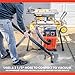 Dustopper PRO, Low-Profile Dust Separator for Shop Wet/Dry Vacuums, Up to 99.9% efficiency, Fits Standard-Lid Gallon Buckets, Made in USA. (One Dust Collector, One Elbow, One Hose)