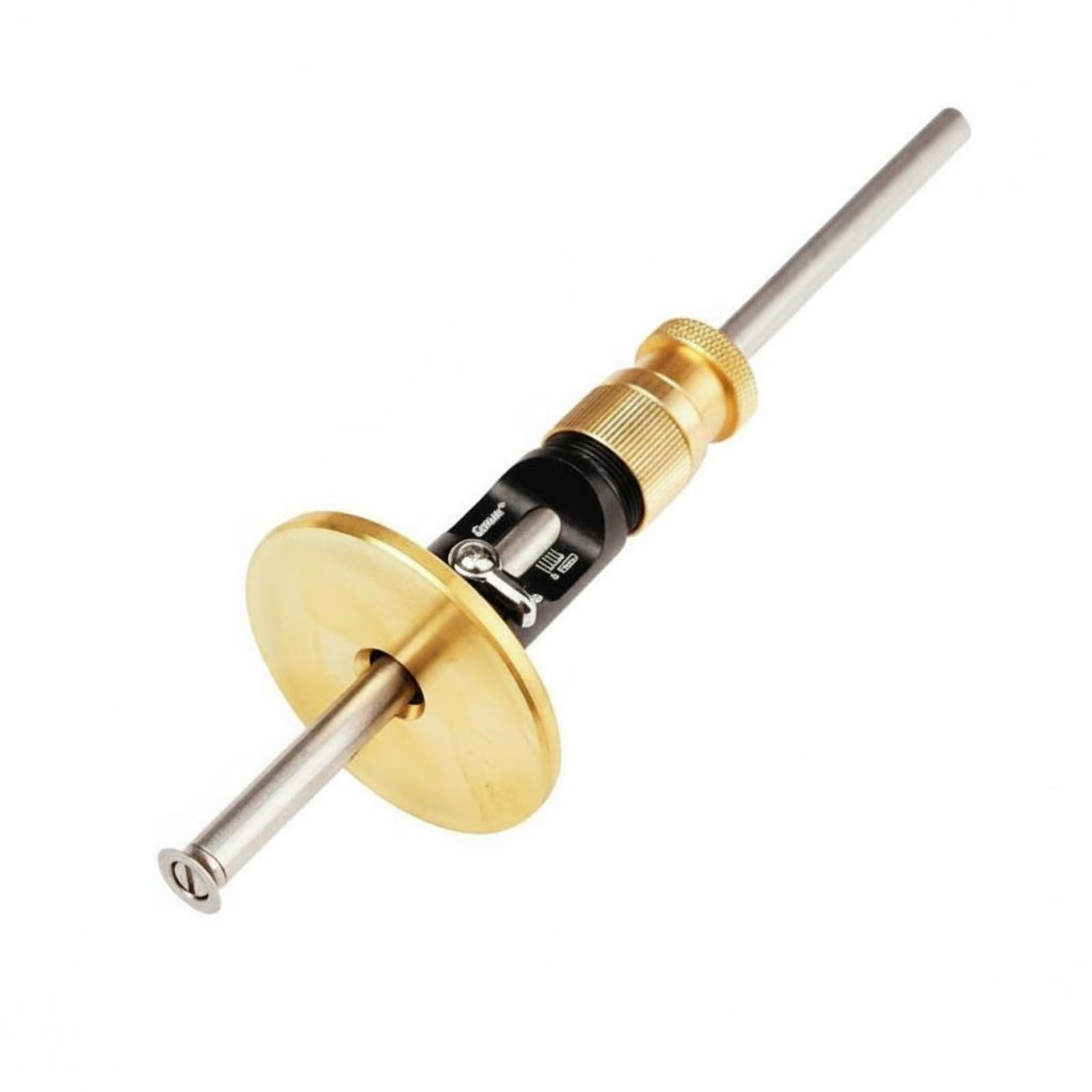 Woodworking Marking Gauge Hard Alloy Blade Parallel Marking Tool Long-Lasting Adjustable Line Gauge for Woodworkers, Carpenters, Carpentry Shop, Rolling Blade-image-3