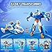 Super Wings 2-en-1 Mini World Aircraft Robot con luz Fresca y Efectos de Sonido Imagen de Super Wings 2-en-1 Mini World Aircraft Robot con luz Fresca y Efectos de Sonido