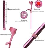 Fashion Adult Folding Crutch, Adjustable Aluminum Forearm Crutch with Arm Support, Non-slip Rubber Tip, Ergonomic Handles, for Women and Men Tall 150-196cm, 1 Count - Image 3