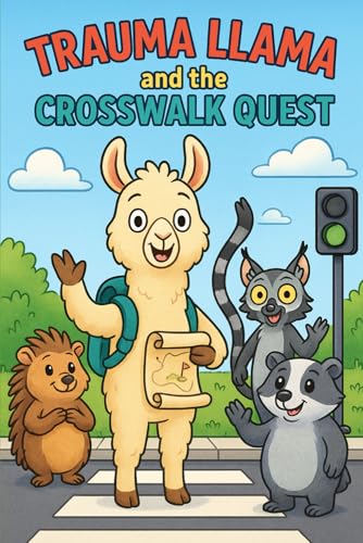 Trauma Llama and the Crosswalk Quest: Coloring Book (The Adventures of Trauma Llama)
