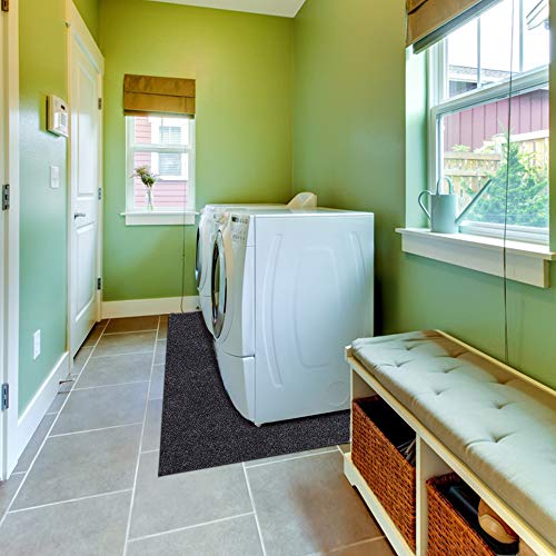 KALASONEER Under The Laundry Dryer Mat,Under Clothes Dryers Mat Slip Resistant,Absorb Water,Protects Floor from Water,and Spills,Slip Resistant and Waterproof(Laundry Dryer Mat:36inches x 30inches)