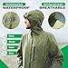 COR Surf Men's Packable Travel Rain Jacket with Secret Pockets and Waterproof Stretch Shell | The Ultimate All-Round Rain Coat for Men (Medium)