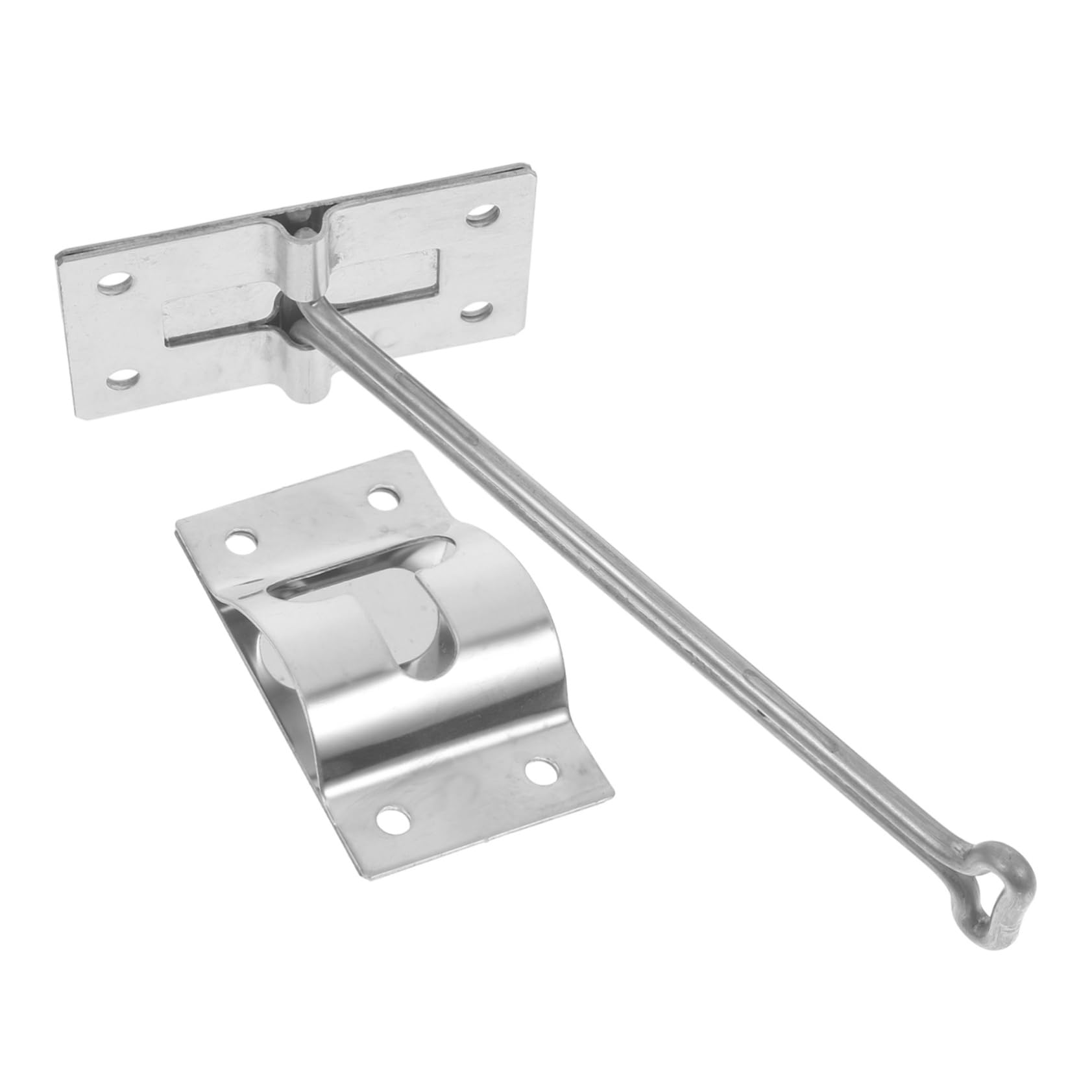 Gatuida 5 Juegos conectar accesorios rv para interior juego de puertas correderas pestillos soporte del pestillo de la puerta de rv kit de pestillo de puerta de remolque Acero inoxidable