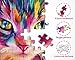 Cat Puzzle for Adults 1000 Pieces and Up, Funny Kitten Animal Puzzle 1000 Pieces, Colorful Kitty Jigsaw Puzzle as Cat Lovers, Hard Challenging Puzzles for Adults