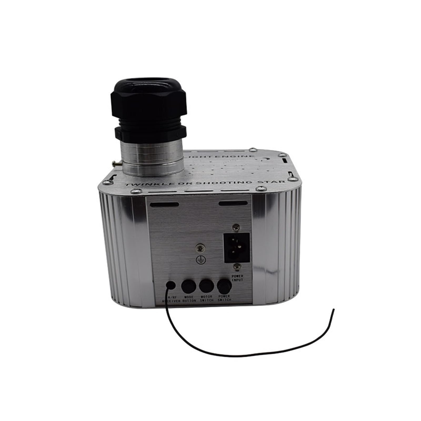 Motor ligero del alto brillo 27W RGB LED con la luz equipo techo de estrella cable fribra óptica PMMA,Durable(IN DOOR,Only LED light)