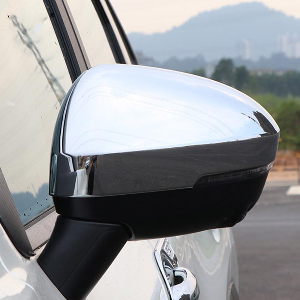 Car Side Rearview Mirror Cover Compatible with Mitsubishi Outlander 2022 2023 2024 2025 Accessories (Silver)