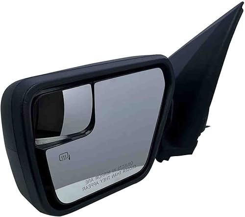 Miniatura 2 de Espejo de repuesto para puerta lateral izquierda del conductor, cubierta trasera texturizada, ajuste de potencia y vidrio calentado sin parpadeo