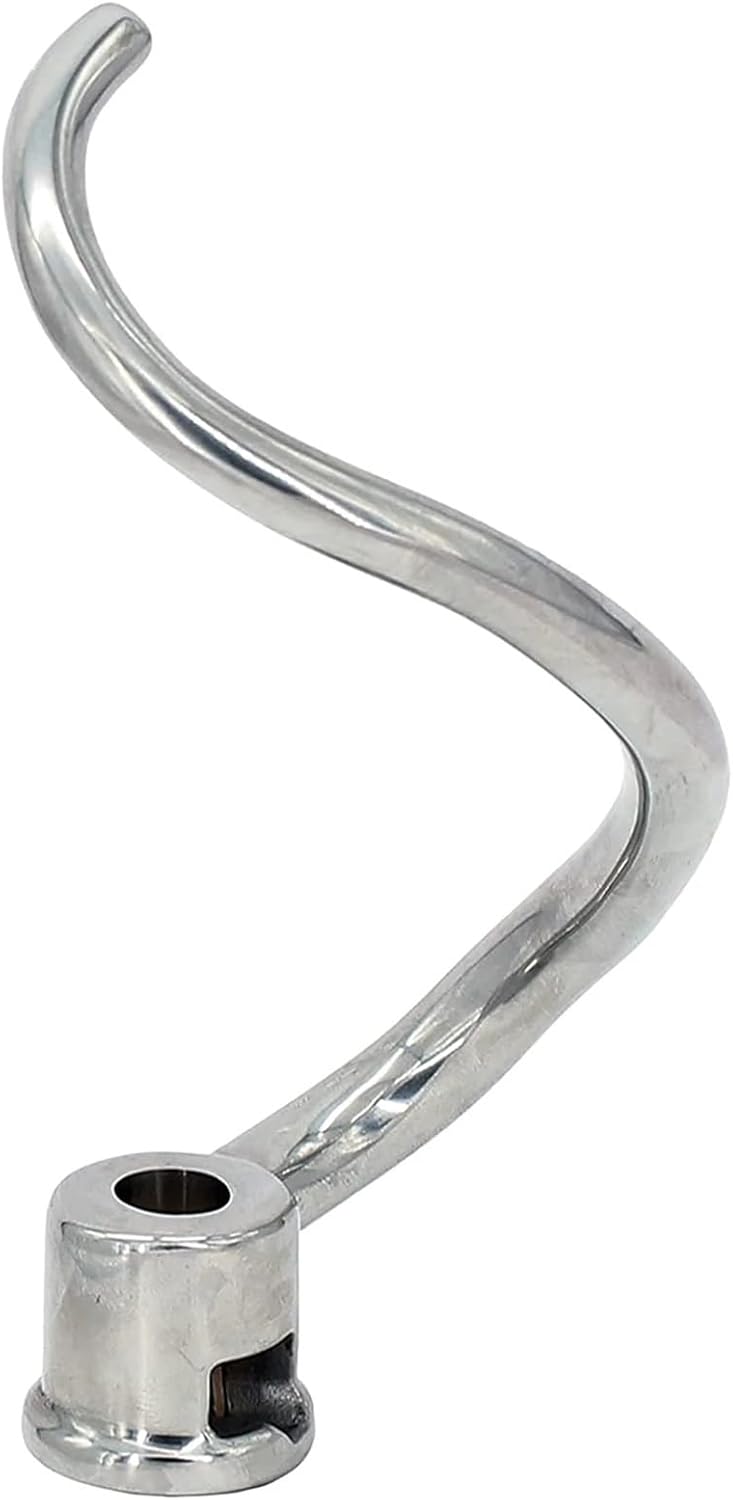 7 Quart Stainless Steel Dough Hook Replacement, Compatible For KSM7990 KSM7581，Kitchen Mixer Dough Hook Parts