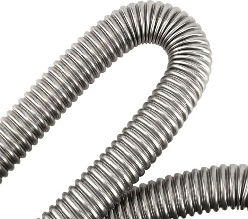 HEZHU 300cm Edelstahl Auspuff Abgasrohr mit Schalldämpfer Für Luft Diesel Standheizung