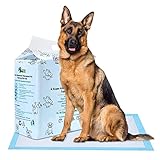 Ownpets Hundetrainingsunterlage,90 x 80cm 20 Count Leak-Proof 6-Layer Pet Potty Training Pads Pee Pads mit Quick-Dry-Oberfläche für Haustiere Extra-Large