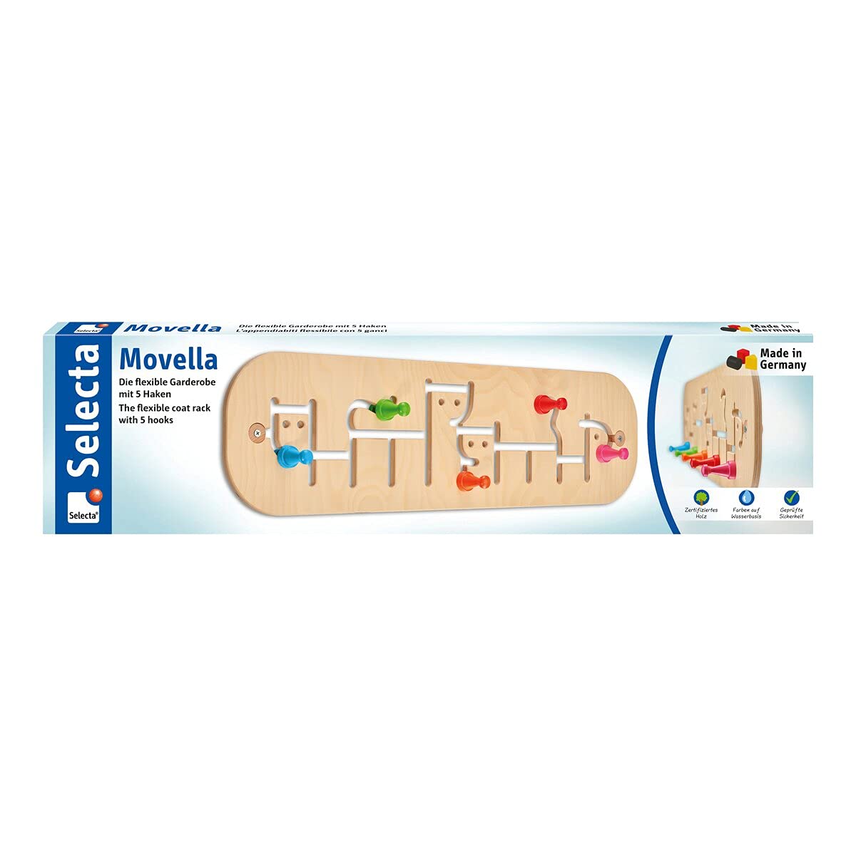 Selecta 60007 Movella - Armario de madera para niños (74 x 20,5 cm)