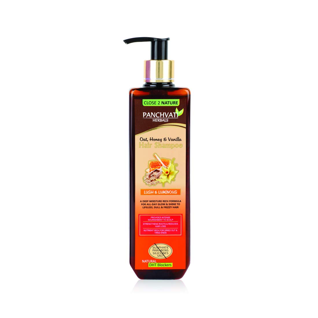 Buy PANCHVATI OAT, HONEY & VANILLA SHAMPOO NO SULPHATE, NO PARABENS