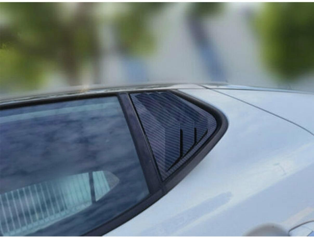 Rear Side Window Quarter Louver Cover Carbon Fiber for Kia Optima K5 2011 2012 2013 2014 2015