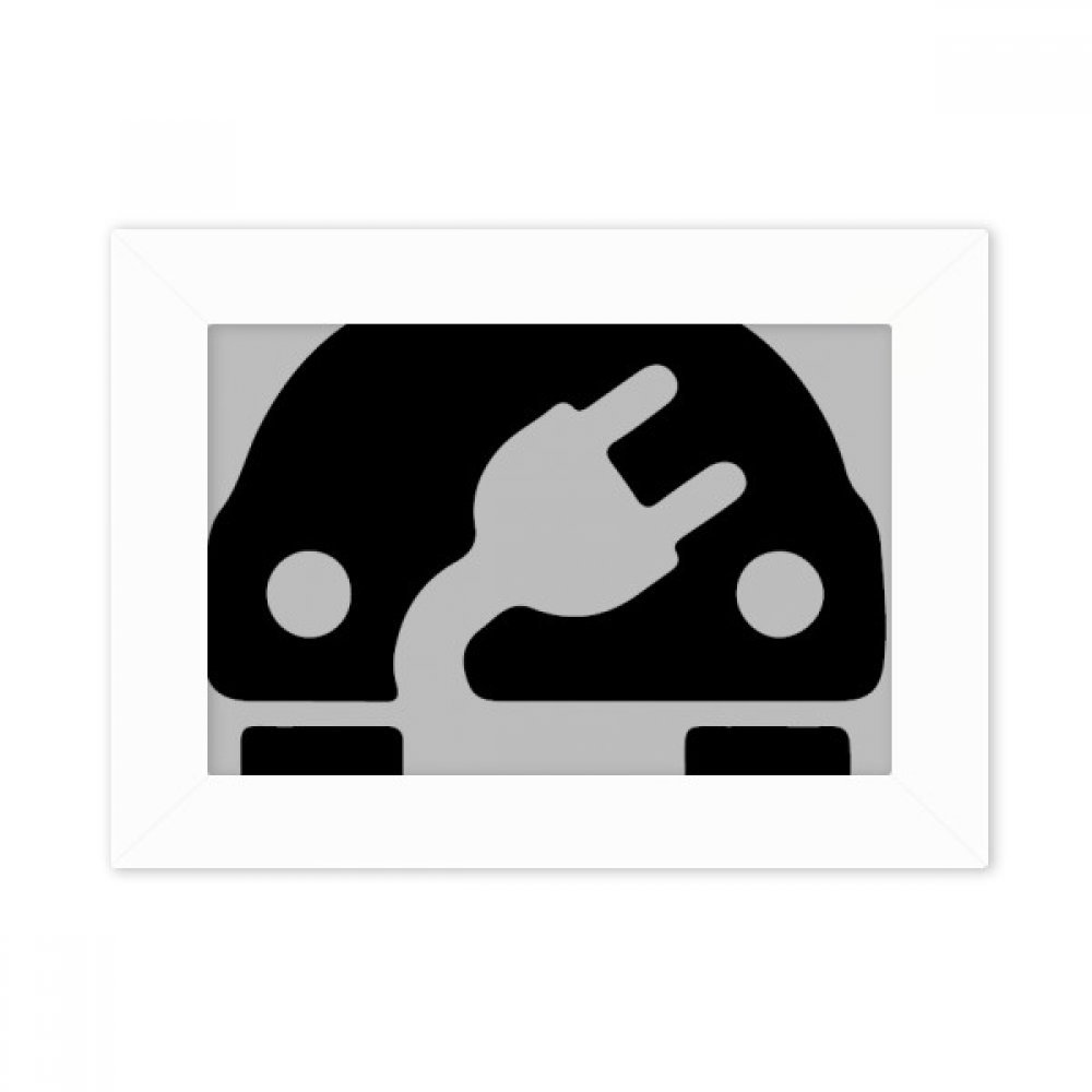 Cadre photo de bureau blanc cadeau idéal image art 10.2 x 15.2cm thème écologie écoénergie