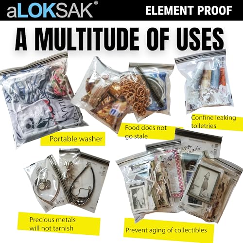 LOKSAK - aLOKSAK Bolsas Secas Impermeables para Celular - Bolsa Hermética Submarina Compatible con Pantalla Táctil - Certificada para Buceo miniatura 6