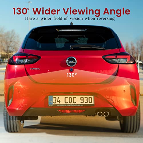 Pyle Universal Mount Front Rear Camera - 1.25” Marine Grade Waterproof Cam Built-In Distance Scale Lines Backup Parking/Reverse Assist W/ Night Vision Led 420 Tvl Resolution & Rca Output Plcm39Frv #TOP6