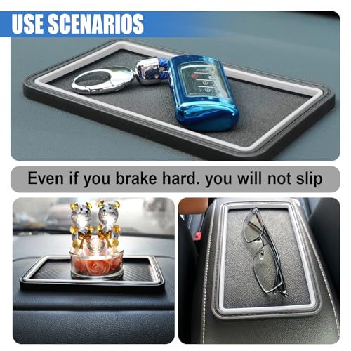 image for UHANBUT Car Dashboard Anti-Slip Grip Mat, Cell Phone Holder Gel Pad, M