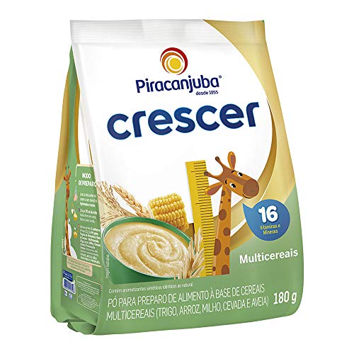 Piracanjuba Cereal Infantil Crescer Multicereais 180G Pouch