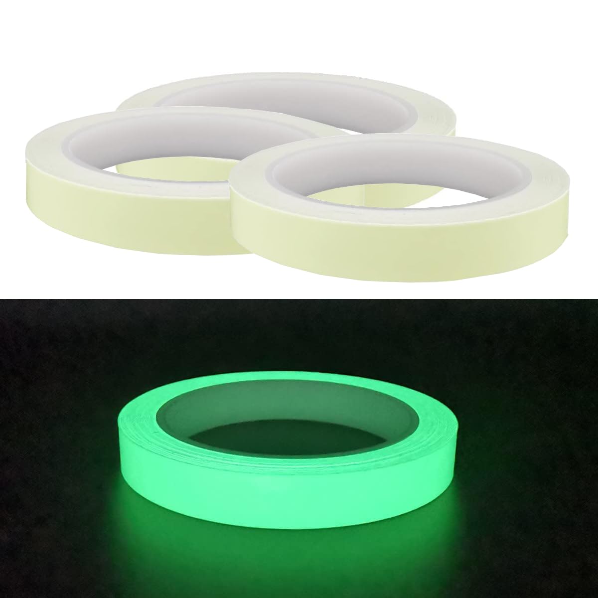 D-fix® Glow in The Dark Tape Bright Long-Lasting and Waterproof Luminous Tape, Glowing Tape, Help Marking Objects at Night or Dark Area, Use to Mark Stairs, Walls, (20mm x 3 Meter) Pack of-3 (B0CS6RGRCB) Amazon Price History, Amazon Price Tracker
