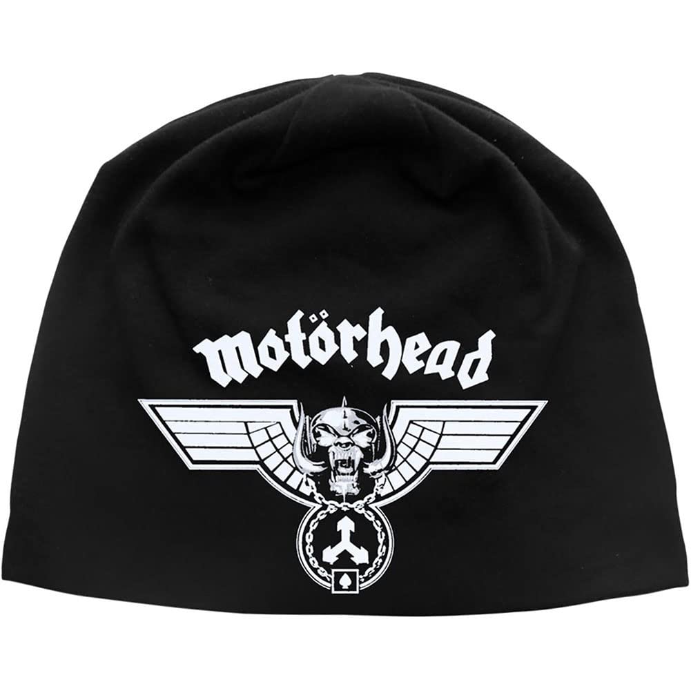 ROCK OFFBand Monkey Motorhead Unisex Beanie Hat Hammered Multicoloured, Multicoloured, One Size