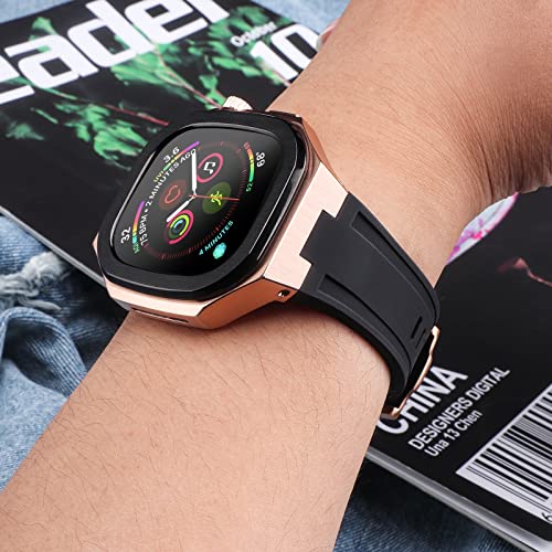 Kit modification Apple Watch Band 8 45mm avec bezel métal de luxe