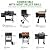 GRISUN Universal Adjustable Warming Rack for for Gas Pellet Griddle Smoker