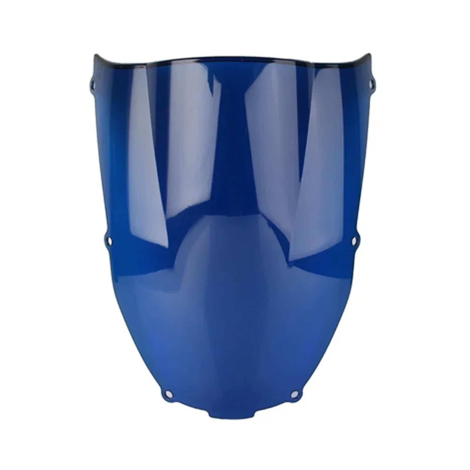 Pasuje do motocykla Kawasaki Ninja ZX6R ZX-6R 2000-2002, osłona przedniej szyby Double Bubble, osłona przedniej szyby Osłona przeciwsłoneczna Deflektor motocykla(Blue)
