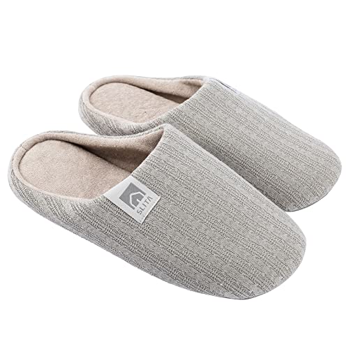 【SLITA】スリッパ 室内 ルームシューズ 室内履き 静音 超軽量 レディース メンズ 防水 滑り止め 洗える 柔らかい あったか グレーのサムネイル