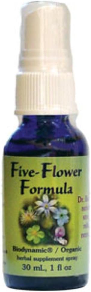 Flower Essence Services Five-Flower Formula, 0.25 Ounce
