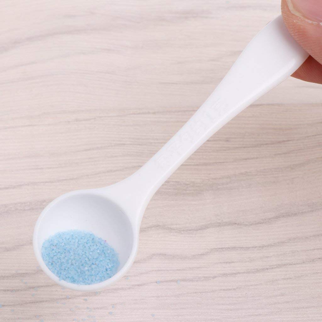 Asixxsix Cucchiaio per Fertilizzante, 100 Pezzi di Polvere per medicinali Sicuro 2 ml/1 g Resistente all'invecchiamento per Prodotti da Forno per Giardinaggio per