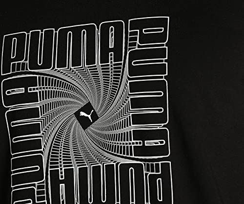 Image of PUMA Men's Letter Print Regular Fit T-Shirt