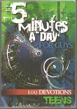 Paperback 5 Minutes a Day for Guys: 100 Devotions, Teens Book