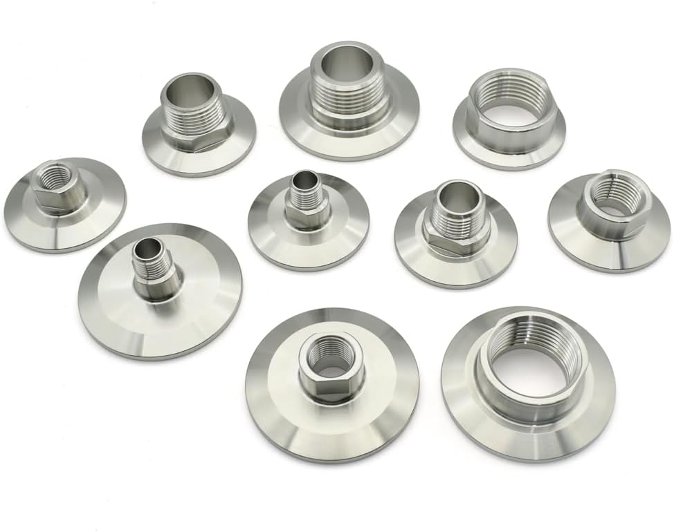 KOKYLEZN BSPT DN8 DN10 DN15 DN20 DN25 SS304 ステンレススチール クランプ 25.4 50