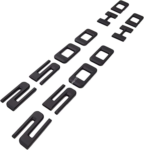 Miniatura 1 de 2 placas de identificación de emblema PartsTo 2500 HD 2500HD para Chevrolet Chevy Silverado 2020 a 2025