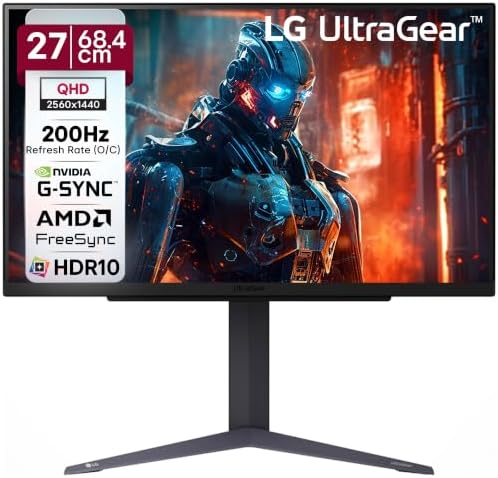 LG Monitor de jogos 27GS75Q-B Ultragear QHD (2560x1440), 68.6 cm,...